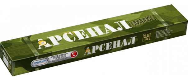 Электроды сварочные Арсенал МР-3, ф 3 мм (уп-2,5 кг) купить с доставкой в Масловском