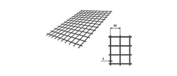 Сетка сварная (дорожная) 50х50х3мм 1х2м купить с доставкой в Масловском